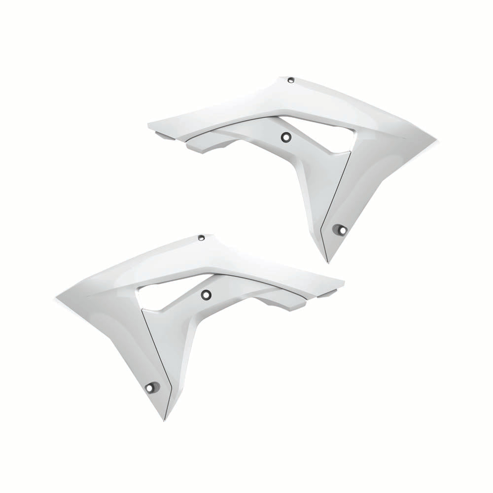 Polisport Rad Radiator Scoops Tank Panels For Honda CRF 450R White 2017-2018